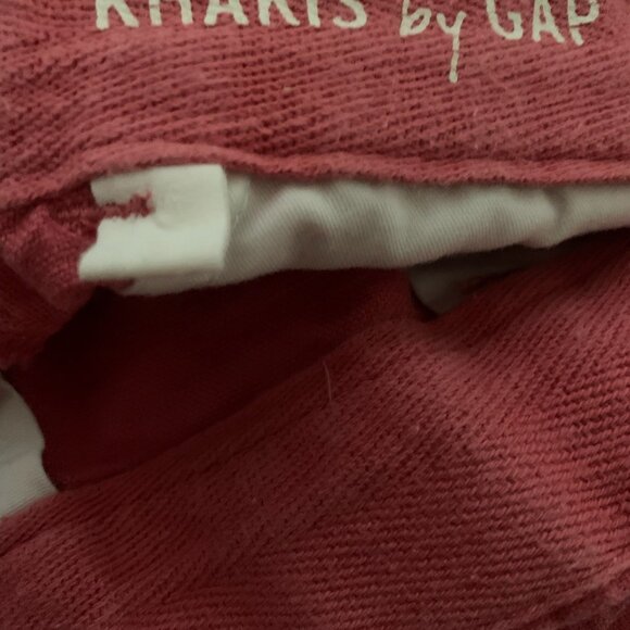 KHAKIS BY GAP BOYFRIEND ROLL UP‎ SHORTS SALMON PINK 00 - Picture 8 of 8